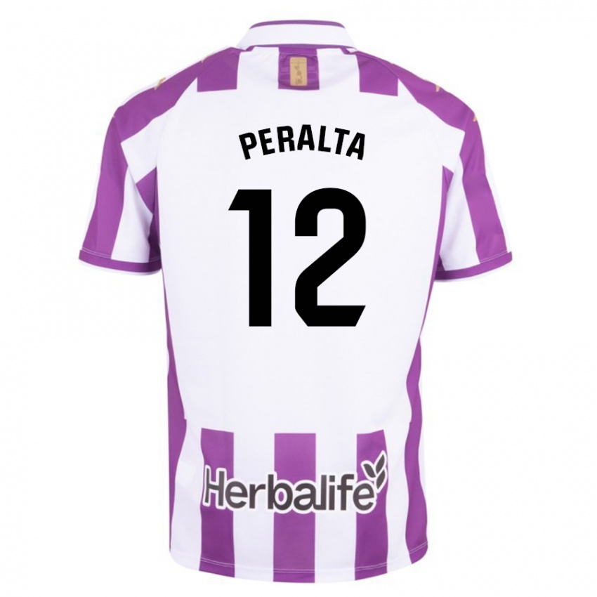 Herren Fernando Peralta #12 Lila Heimtrikot Trikot 2023/24 T-Shirt Belgien