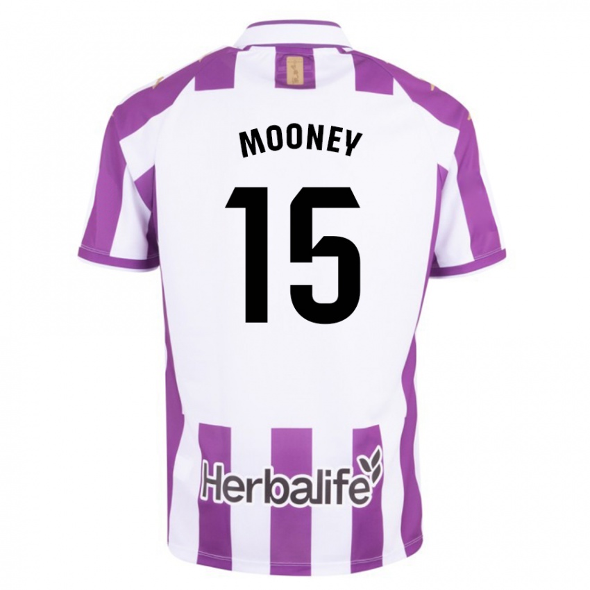 Heren Fionn Mooney #15 Paars Thuisshirt Thuistenue 2023/24 T-Shirt België