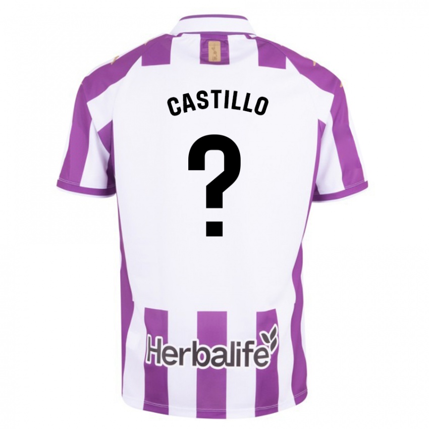 Herren Gonzalo Castillo #0 Lila Heimtrikot Trikot 2023/24 T-Shirt Belgien