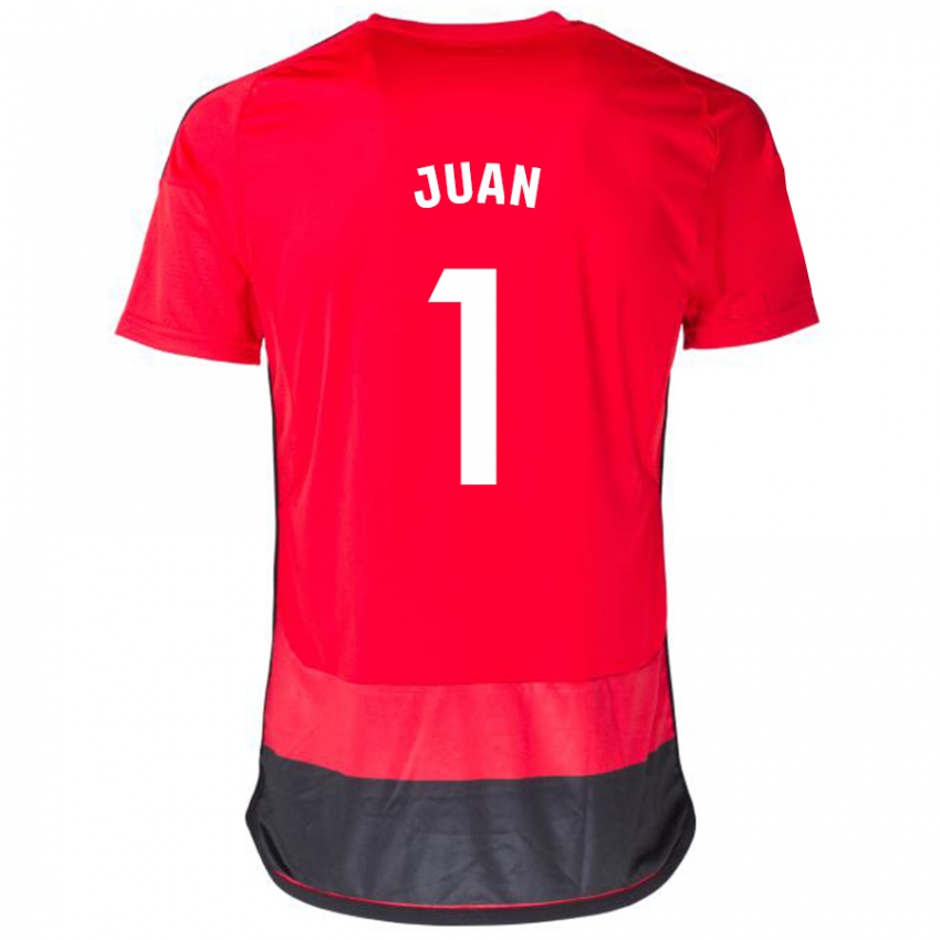 Herren Ramón Juan #1 Rot Schwarz Heimtrikot Trikot 2023/24 T-Shirt Belgien