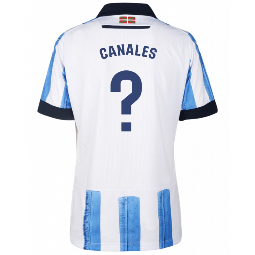 Heren Cristian Canales #0 Blauw Wit Thuisshirt Thuistenue 2023/24 T-Shirt België