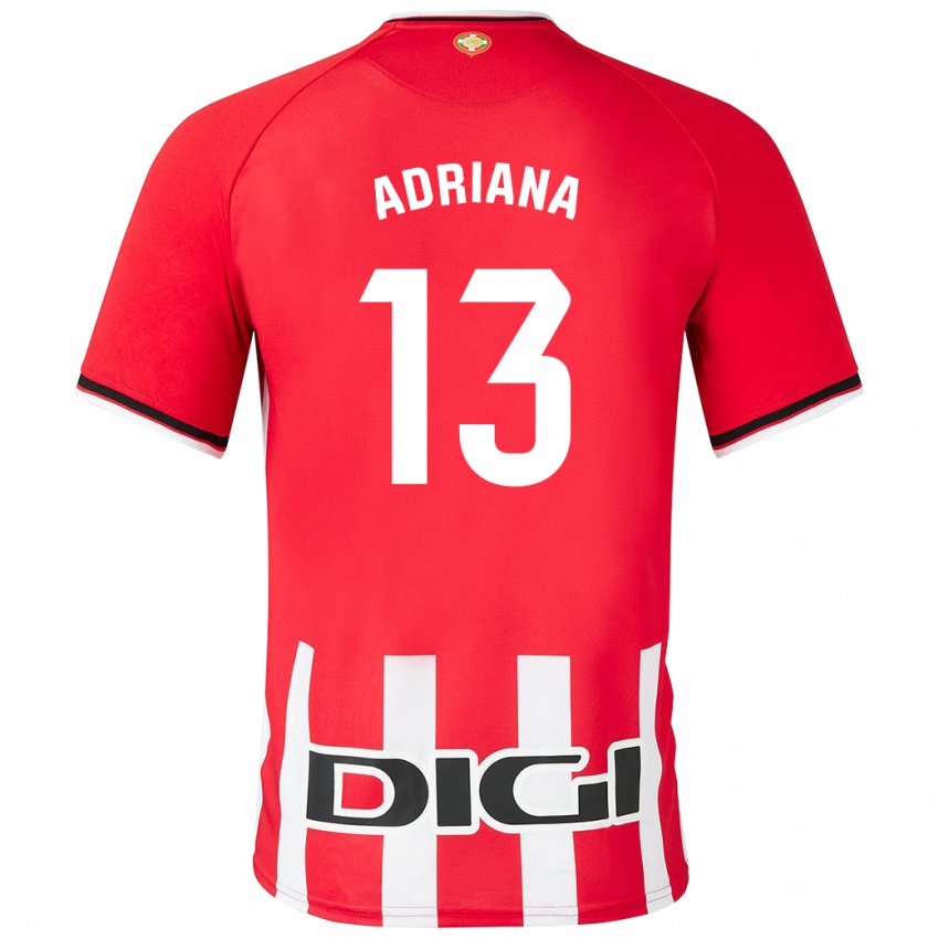 Herren Adriana Nanclares Romero #13 Rot Heimtrikot Trikot 2023/24 T-Shirt Belgien