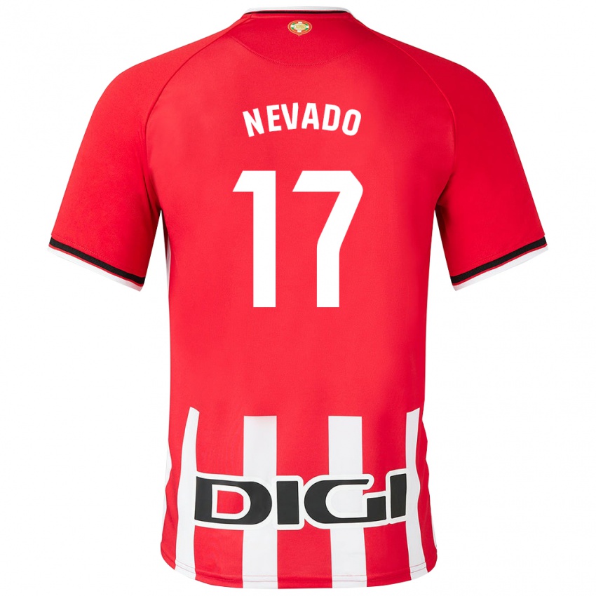Herren Nerea Nevado Gómez #17 Rot Heimtrikot Trikot 2023/24 T-Shirt Belgien