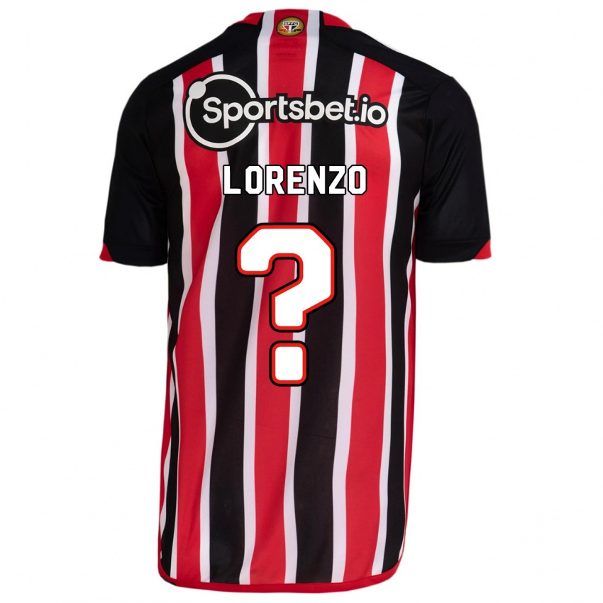 Herren Lorenzo #0 Blau Rot Auswärtstrikot Trikot 2023/24 T-Shirt Belgien