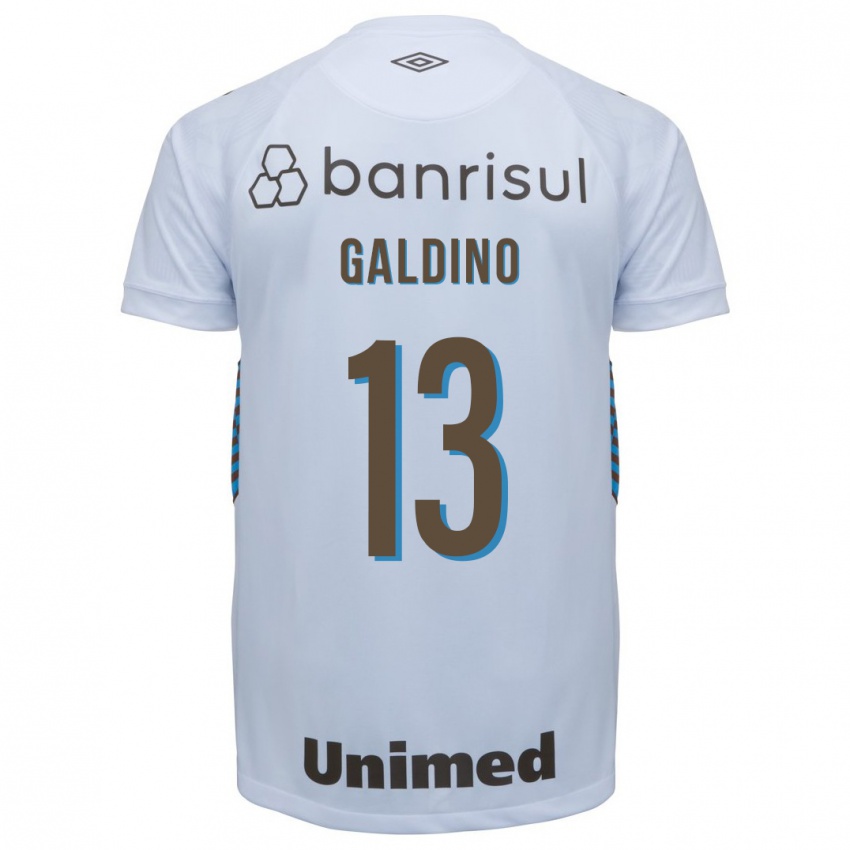 Herren Everton Galdino #13 Weiß Auswärtstrikot Trikot 2023/24 T-Shirt Belgien