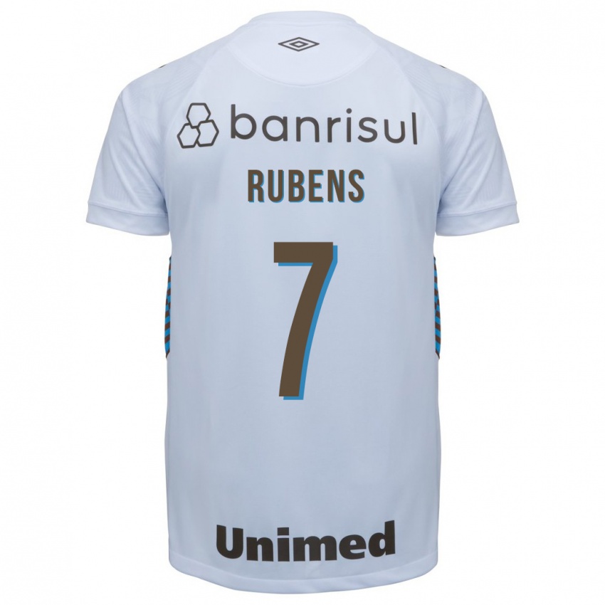 Herren Rubens #7 Weiß Auswärtstrikot Trikot 2023/24 T-Shirt Belgien