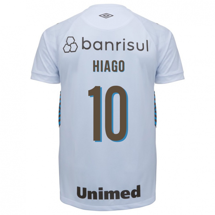 Herren Hiago #10 Weiß Auswärtstrikot Trikot 2023/24 T-Shirt Belgien