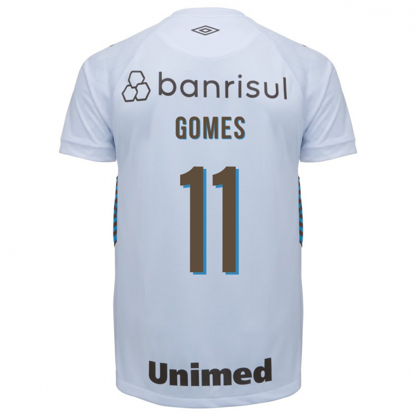 Herren Gustavo Gomes #11 Weiß Auswärtstrikot Trikot 2023/24 T-Shirt Belgien
