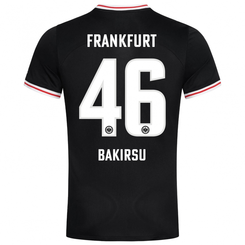 Herren Hüseyin Bakirsu #46 Schwarz Auswärtstrikot Trikot 2023/24 T-Shirt Belgien
