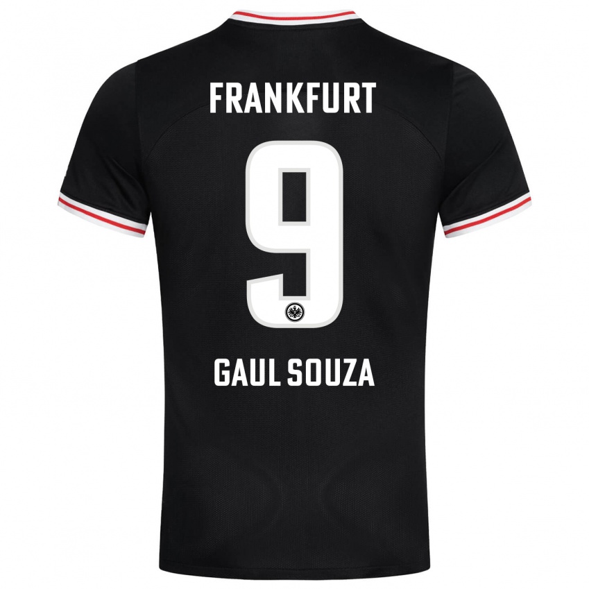Herren Alessandro Gaul Souza #9 Schwarz Auswärtstrikot Trikot 2023/24 T-Shirt Belgien