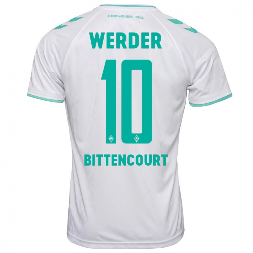 Herren Leonardo Bittencourt #10 Weiß Auswärtstrikot Trikot 2023/24 T-Shirt Belgien