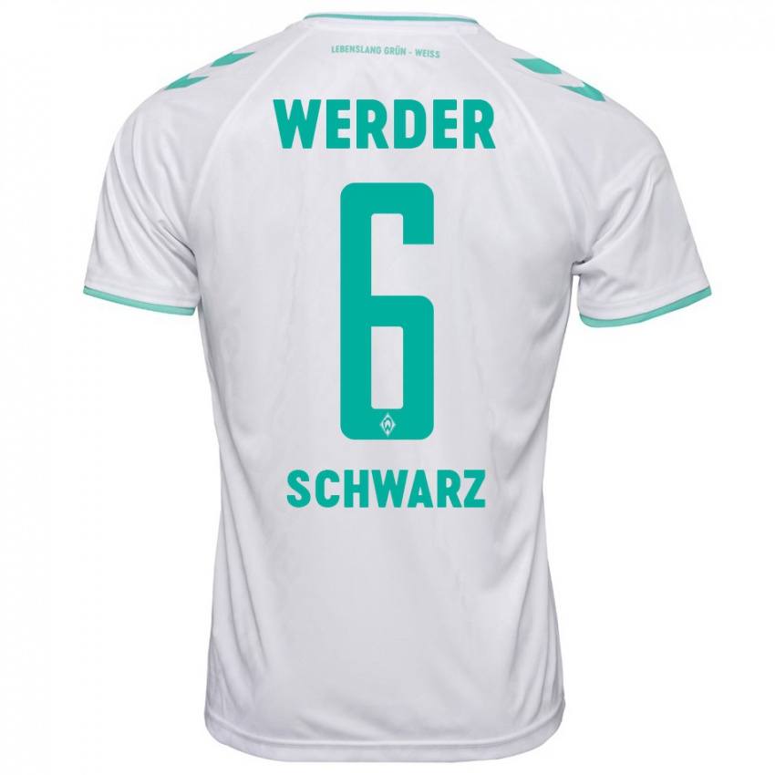 Herren Ricardo-Felipe Schwarz #6 Weiß Auswärtstrikot Trikot 2023/24 T-Shirt Belgien