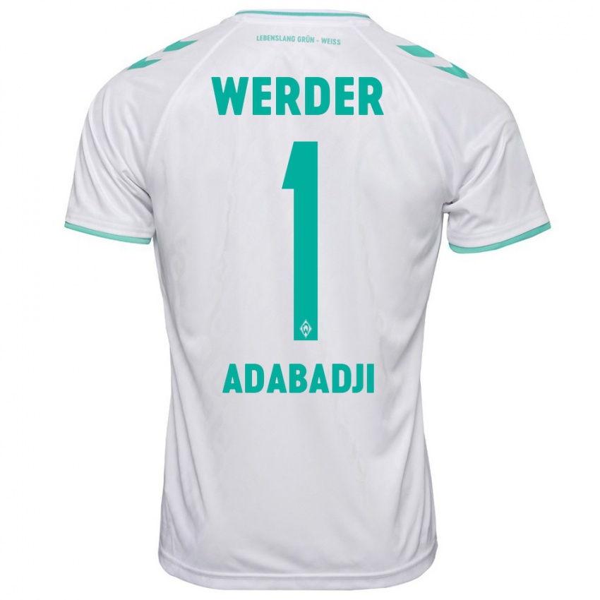 Herren Kwassi-Vivien Felix Adabadji #1 Weiß Auswärtstrikot Trikot 2023/24 T-Shirt Belgien
