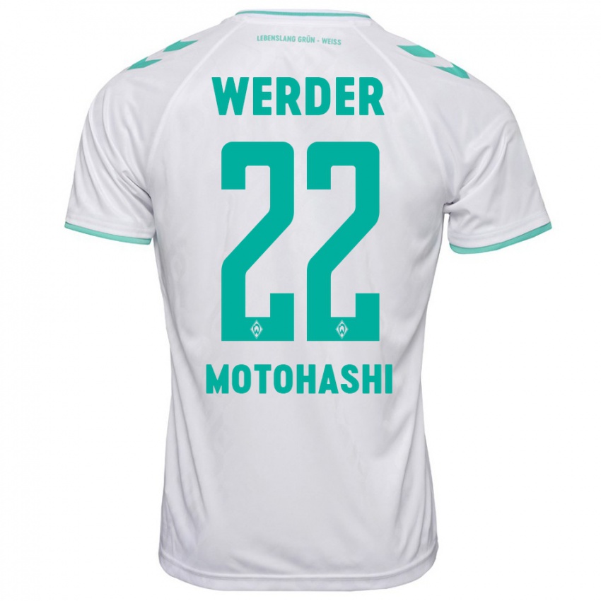 Herren Yuzuki Motohashi #22 Weiß Auswärtstrikot Trikot 2023/24 T-Shirt Belgien