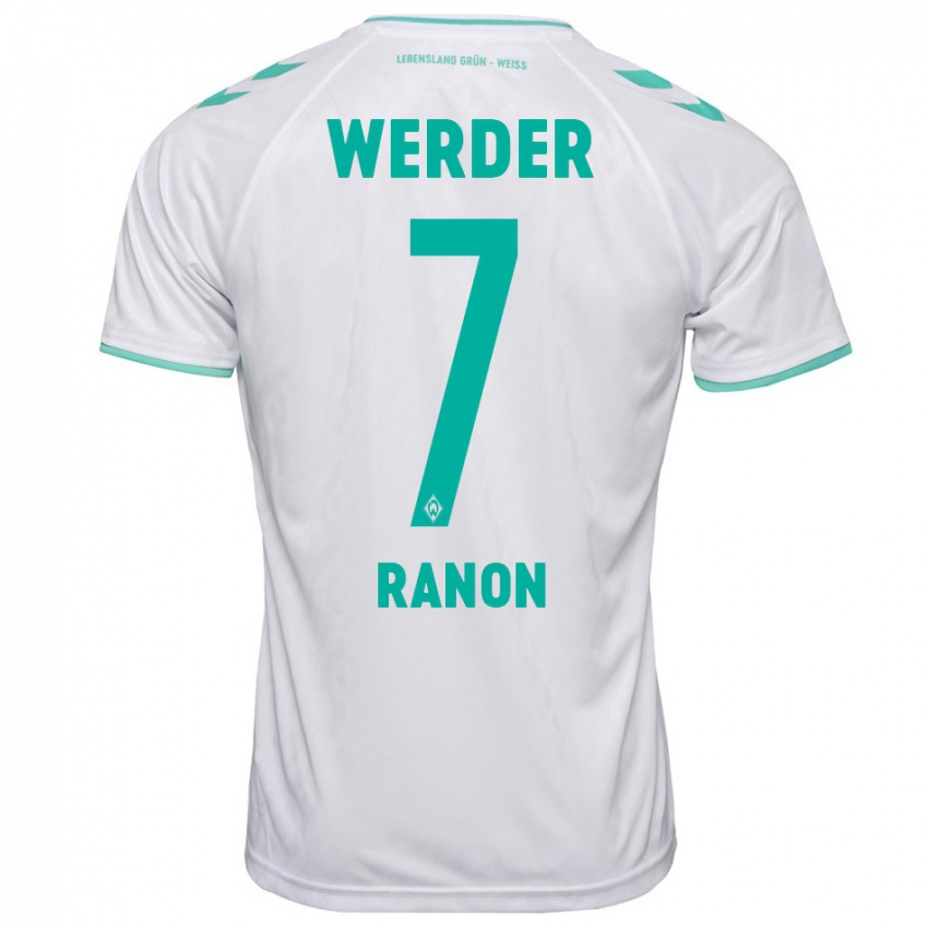 Herren Yuval Ranon #7 Weiß Auswärtstrikot Trikot 2023/24 T-Shirt Belgien