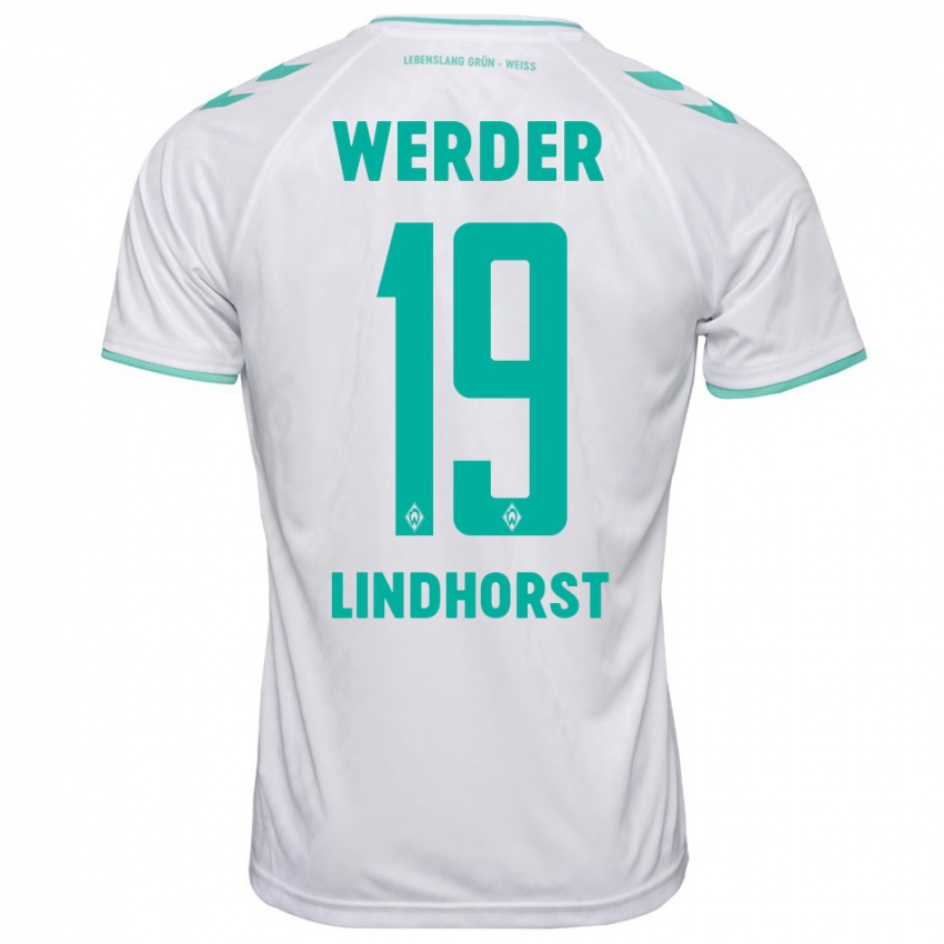 Herren Jerrit Lindhorst #19 Weiß Auswärtstrikot Trikot 2023/24 T-Shirt Belgien