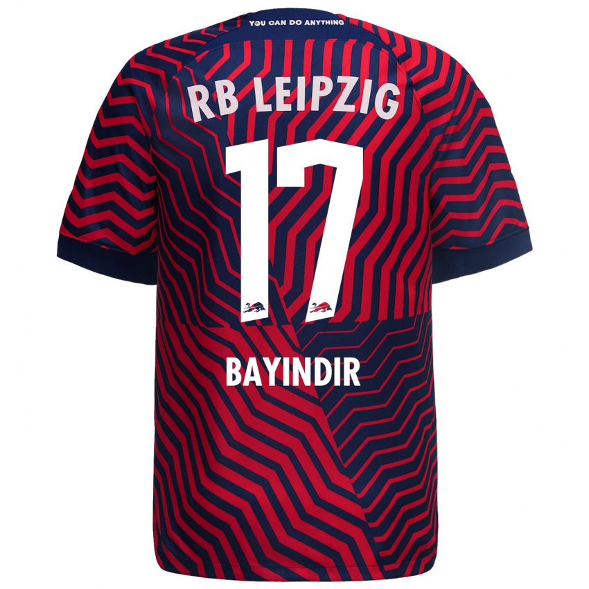 Herren Aris Bayindir #17 Blau Rot Auswärtstrikot Trikot 2023/24 T-Shirt Belgien