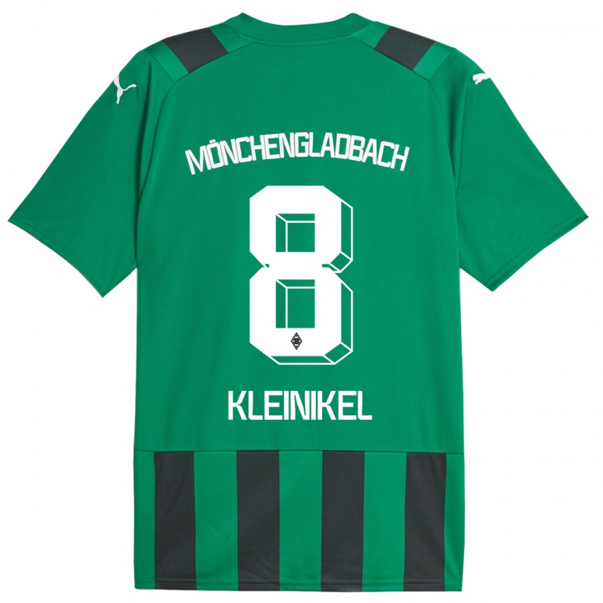 Herren Nadja Kleinikel #8 Schwarz Grün Auswärtstrikot Trikot 2023/24 T-Shirt Belgien
