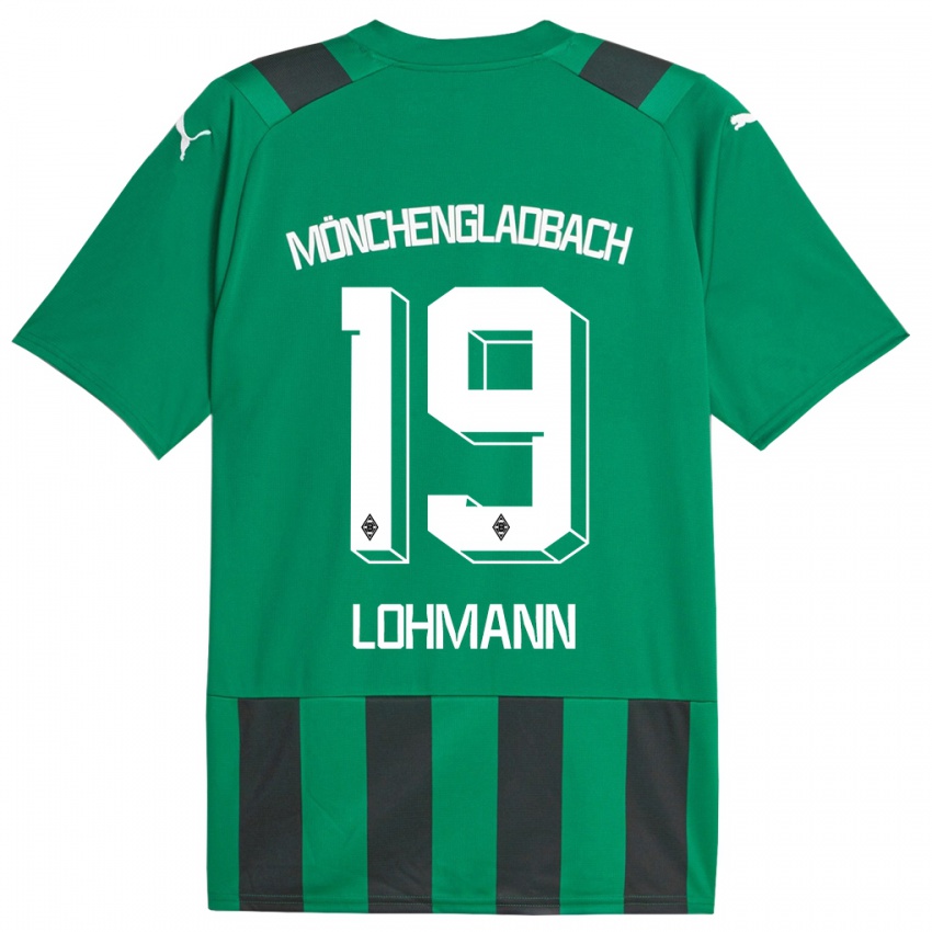 Heren Mona Lohmann #19 Zwart Groen Uitshirt Uittenue 2023/24 T-Shirt België