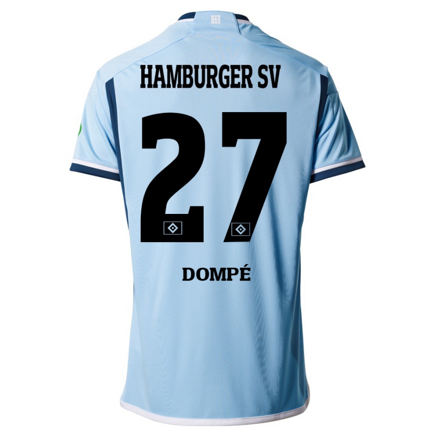 Herren Jean-Luc Dompé #27 Blau Auswärtstrikot Trikot 2023/24 T-Shirt Belgien