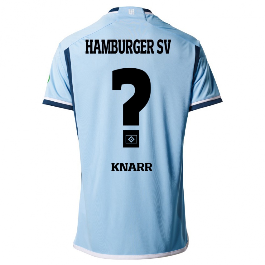 Herren Dennis Knarr #0 Blau Auswärtstrikot Trikot 2023/24 T-Shirt Belgien