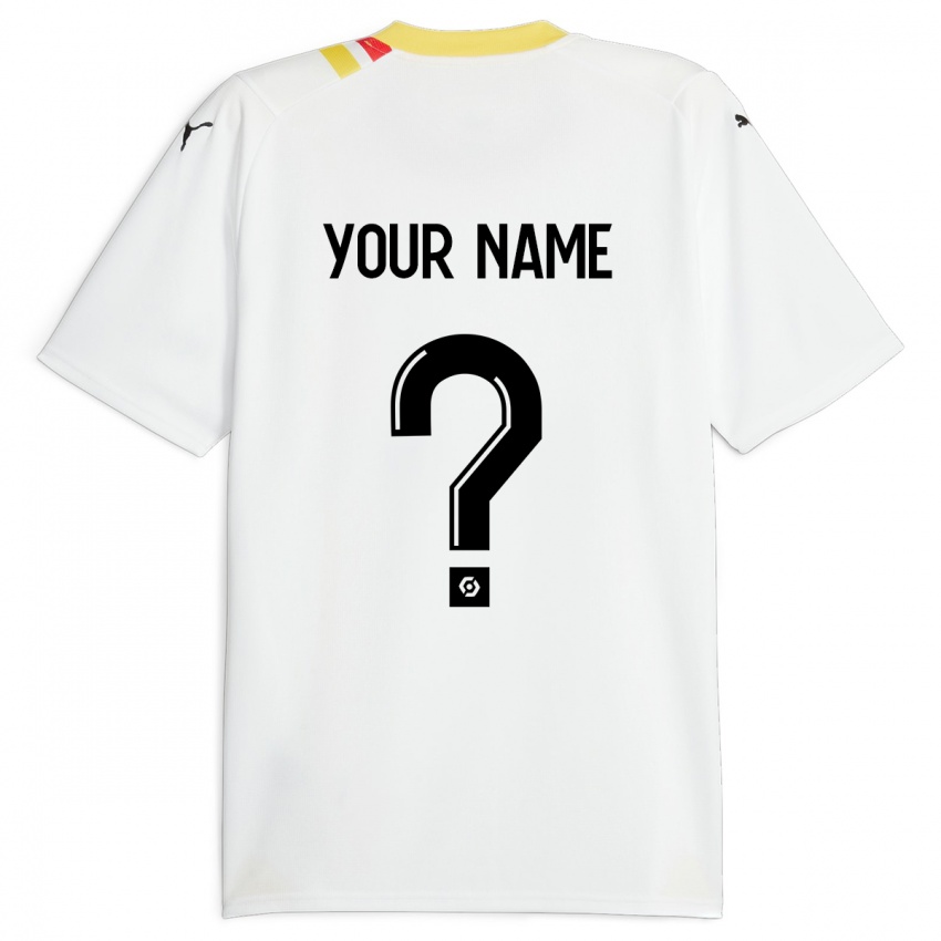 Heren Uw Naam #0 Zwart Uitshirt Uittenue 2023/24 T-Shirt België
