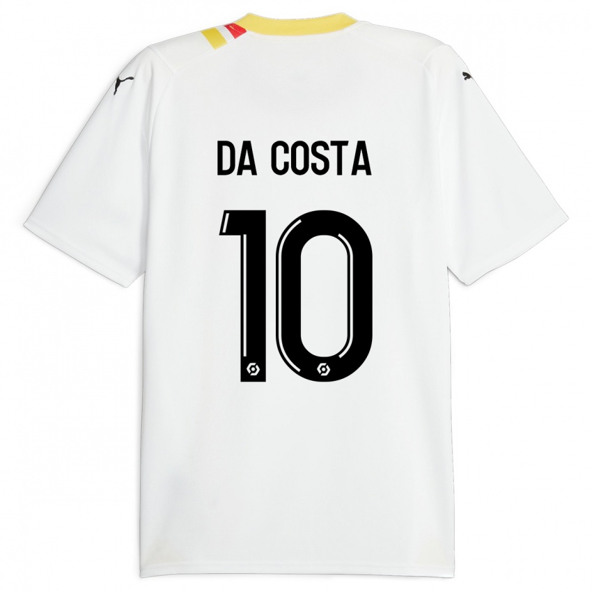 Heren David Pereira Da Costa #10 Zwart Uitshirt Uittenue 2023/24 T-Shirt België