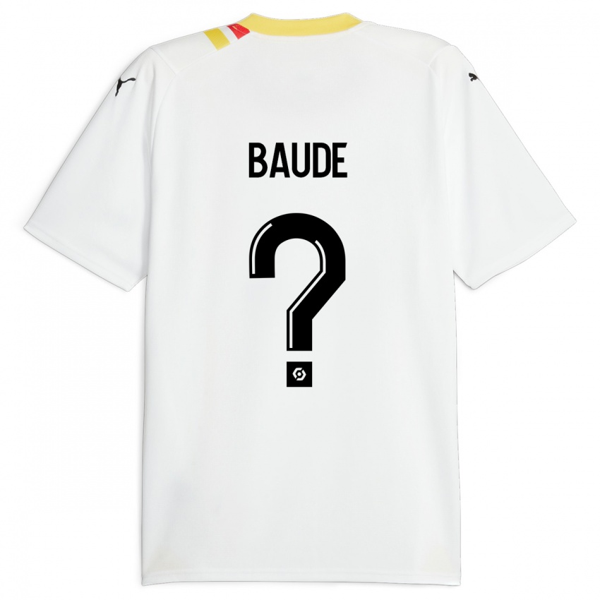 Herren Léo Baudé #0 Schwarz Auswärtstrikot Trikot 2023/24 T-Shirt Belgien