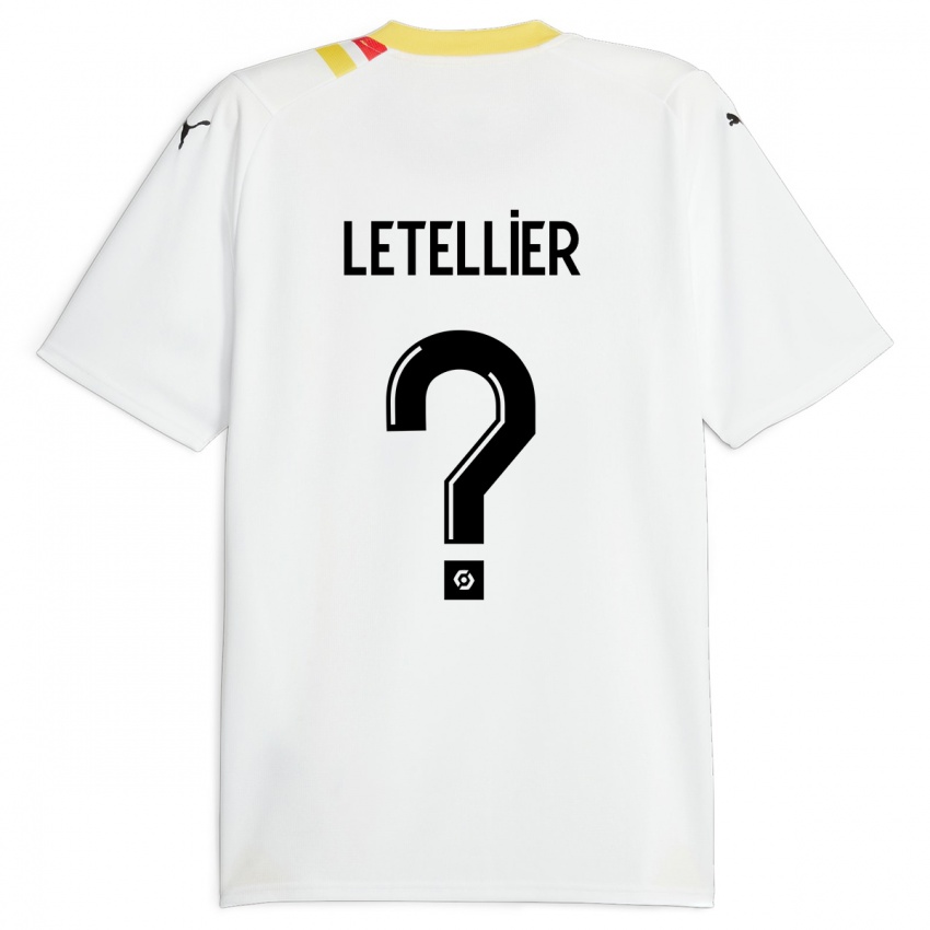 Heren Trévor Letellier #0 Zwart Uitshirt Uittenue 2023/24 T-Shirt België