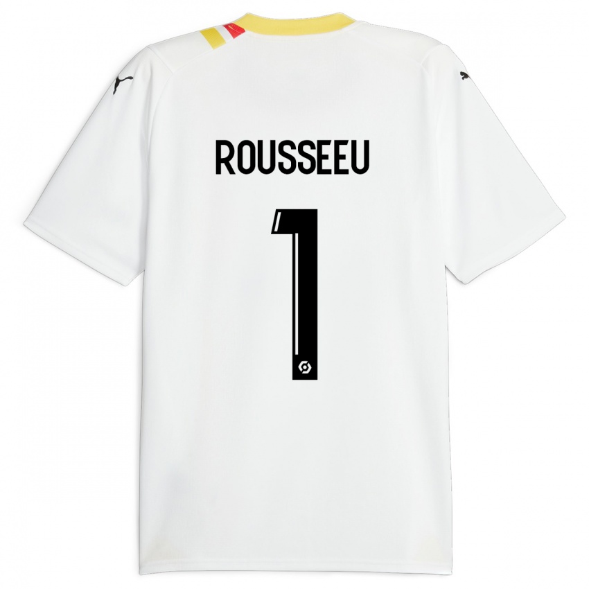 Heren Justine Rousseeu #1 Zwart Uitshirt Uittenue 2023/24 T-Shirt België