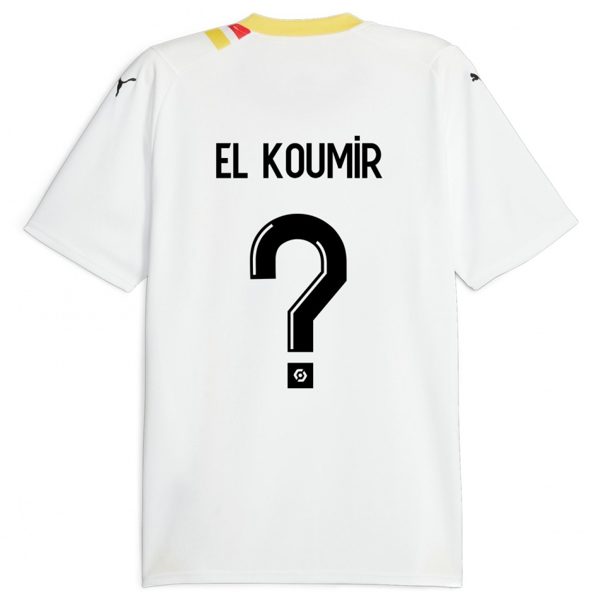 Heren Kaïna El Koumir #0 Zwart Uitshirt Uittenue 2023/24 T-Shirt België