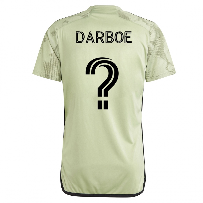 Herren Bajung Darboe #0 Grün Auswärtstrikot Trikot 2023/24 T-Shirt Belgien