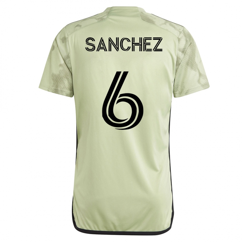 Herren Ilie Sánchez #6 Grün Auswärtstrikot Trikot 2023/24 T-Shirt Belgien