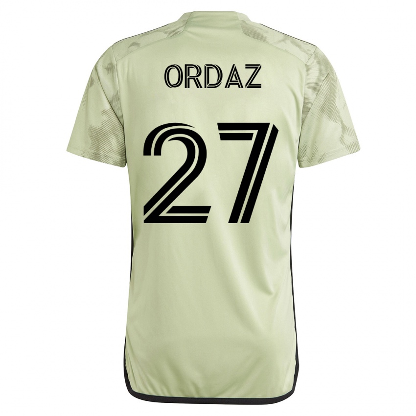 Herren Nathan Ordaz #27 Grün Auswärtstrikot Trikot 2023/24 T-Shirt Belgien
