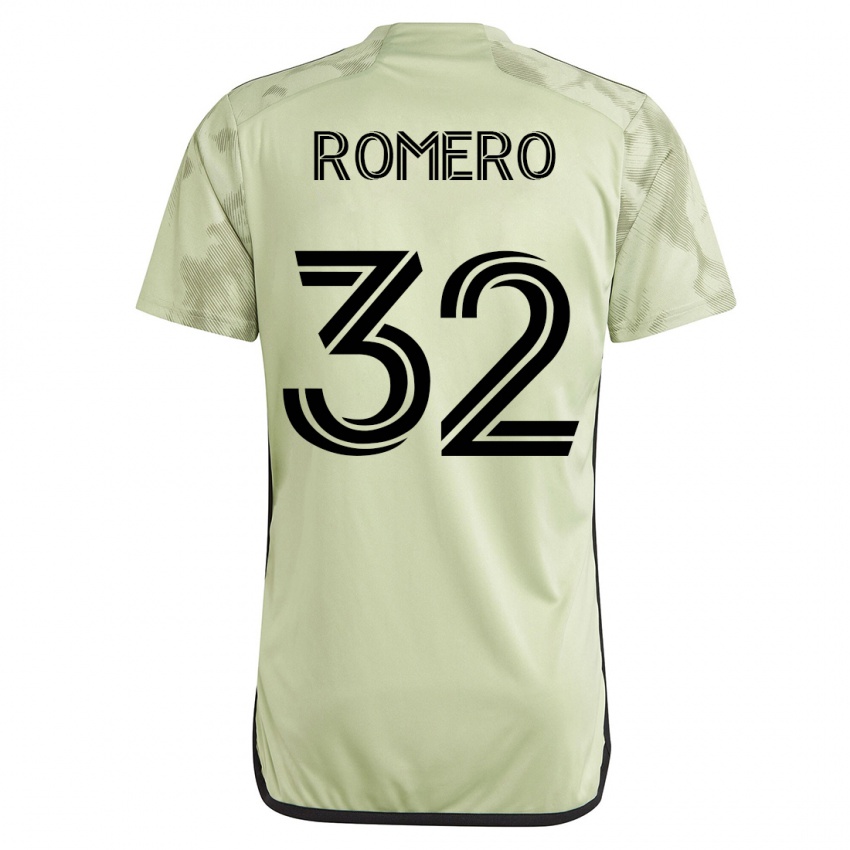 Herren Abraham Romero #32 Grün Auswärtstrikot Trikot 2023/24 T-Shirt Belgien
