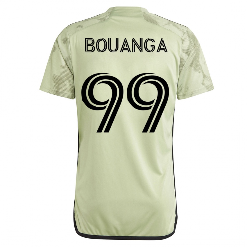 Herren Denis Bouanga #99 Grün Auswärtstrikot Trikot 2023/24 T-Shirt Belgien