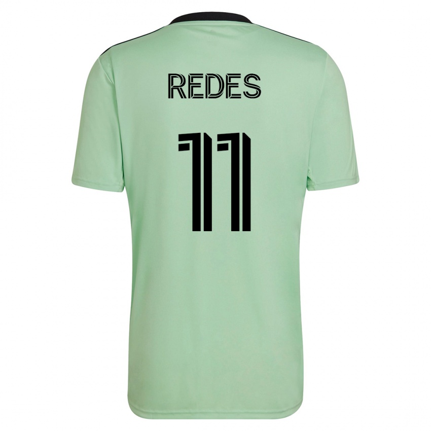 Herren Rodney Redes #11 Hellgrün Auswärtstrikot Trikot 2023/24 T-Shirt Belgien