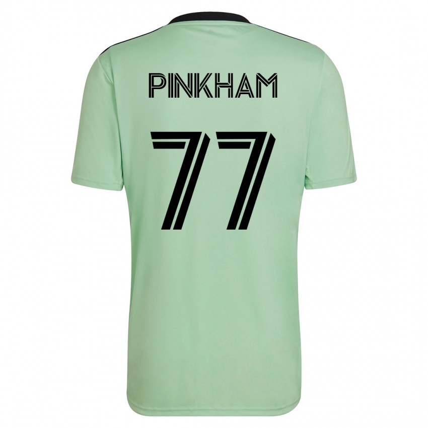 Heren Chris Pinkham #77 Licht Groen Uitshirt Uittenue 2023/24 T-Shirt België