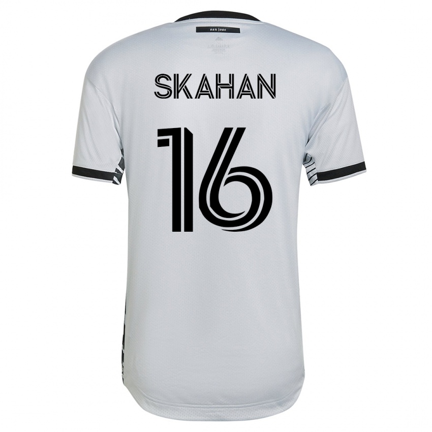 Heren Jack Skahan #16 Wit Uitshirt Uittenue 2023/24 T-Shirt België