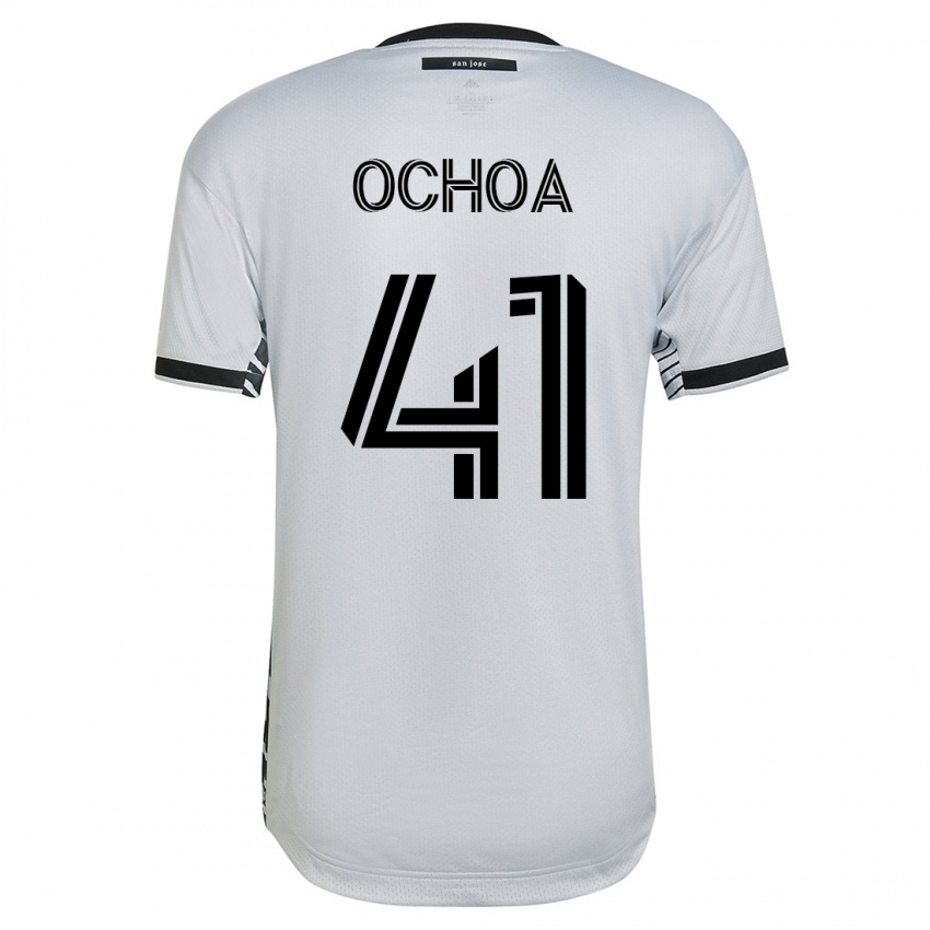 Heren Emmanuel Ochoa #41 Wit Uitshirt Uittenue 2023/24 T-Shirt België