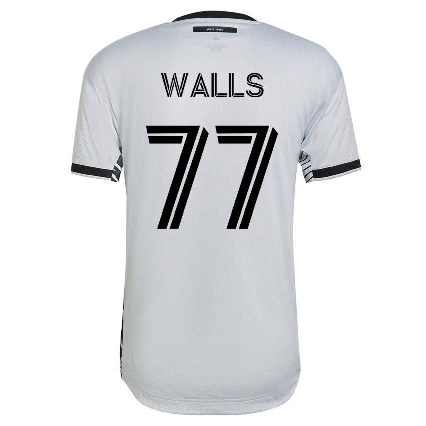 Heren Casey Walls #77 Wit Uitshirt Uittenue 2023/24 T-Shirt België