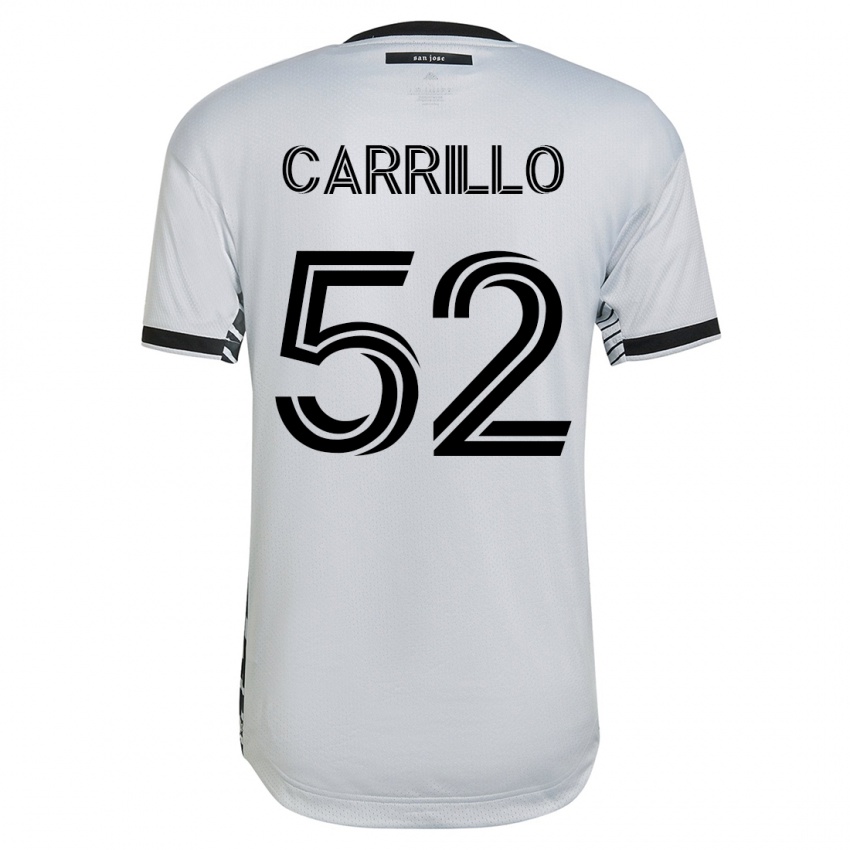 Heren Israel Carrillo #52 Wit Uitshirt Uittenue 2023/24 T-Shirt België