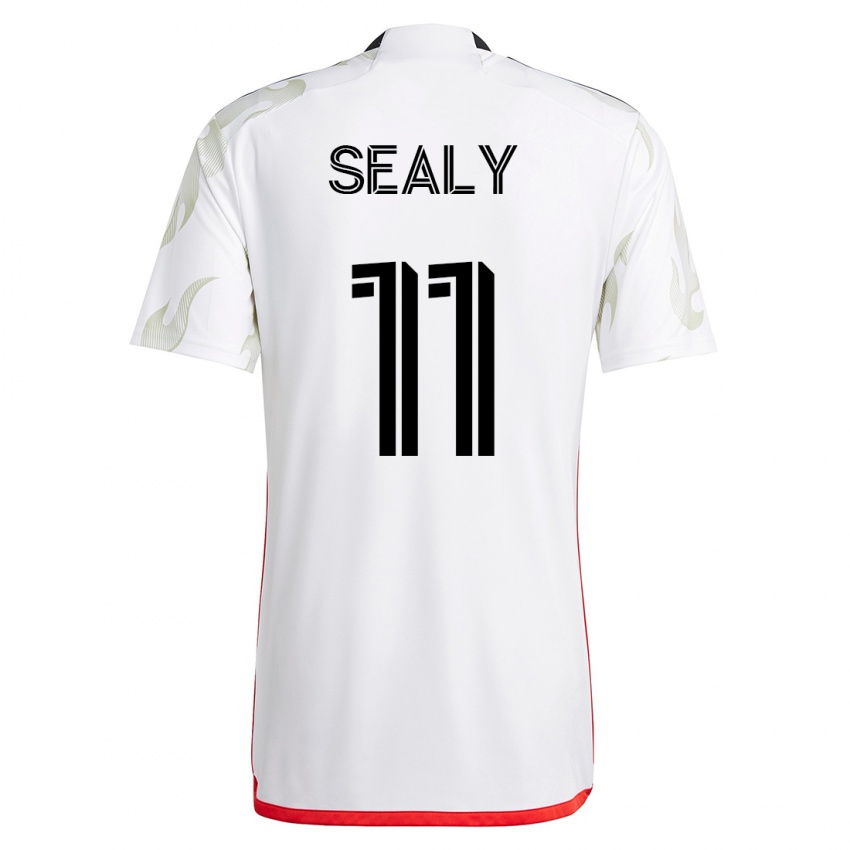 Herren Dante Sealy #11 Weiß Auswärtstrikot Trikot 2023/24 T-Shirt Belgien
