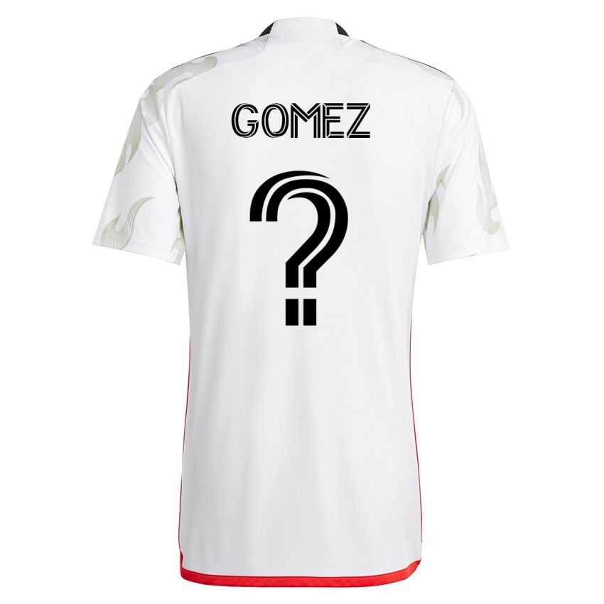 Herren Victor Gomez #0 Weiß Auswärtstrikot Trikot 2023/24 T-Shirt Belgien