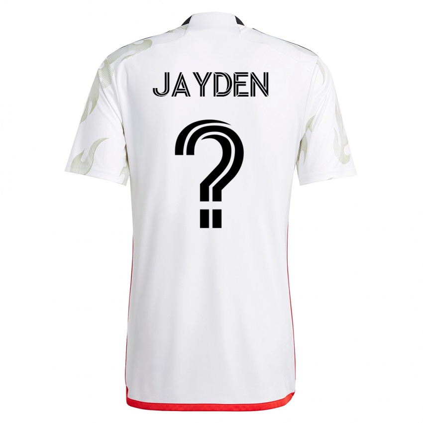 Herren Rus Jayden #0 Weiß Auswärtstrikot Trikot 2023/24 T-Shirt Belgien
