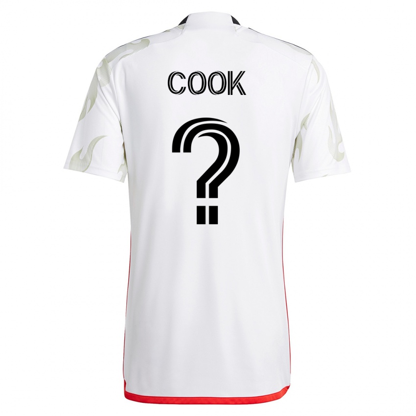Herren Christopher Cook #0 Weiß Auswärtstrikot Trikot 2023/24 T-Shirt Belgien