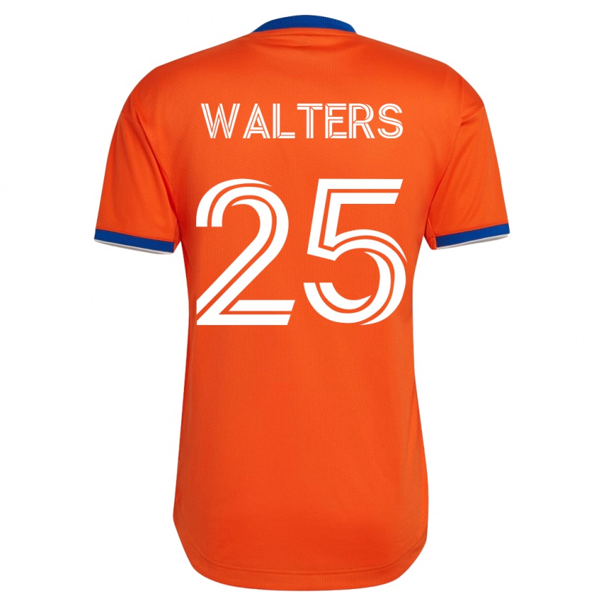 Herren Paul Walters #25 Weiß Auswärtstrikot Trikot 2023/24 T-Shirt Belgien