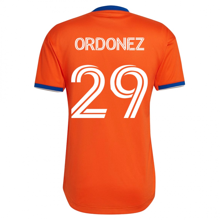 Herren Arquímides Ordóñez #29 Weiß Auswärtstrikot Trikot 2023/24 T-Shirt Belgien