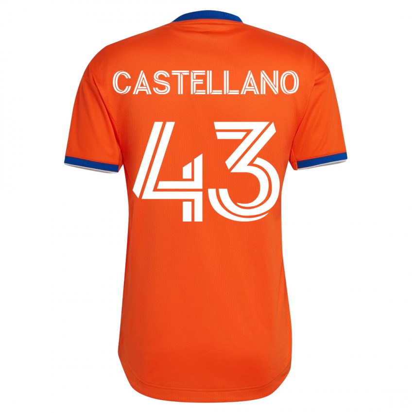 Herren Jesús Castellano #43 Weiß Auswärtstrikot Trikot 2023/24 T-Shirt Belgien