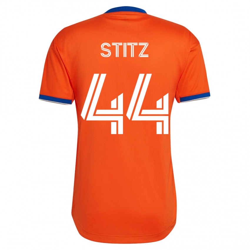 Heren Ben Stitz #44 Wit Uitshirt Uittenue 2023/24 T-Shirt België